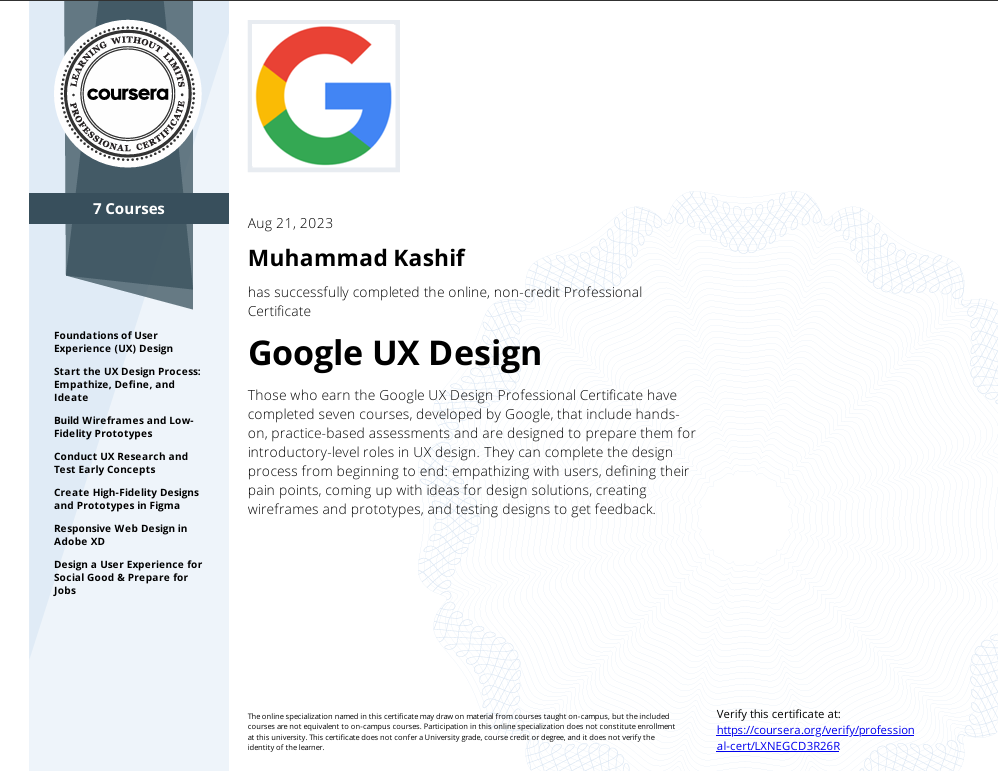 User Experience Design